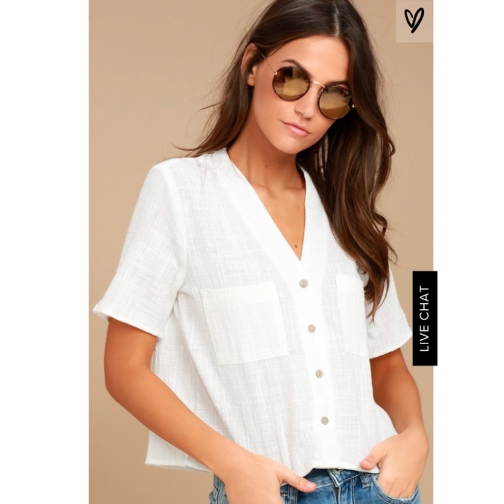 Summer button down long back top